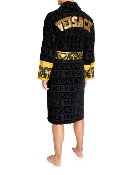 male versace robe|versace robe men cheap.